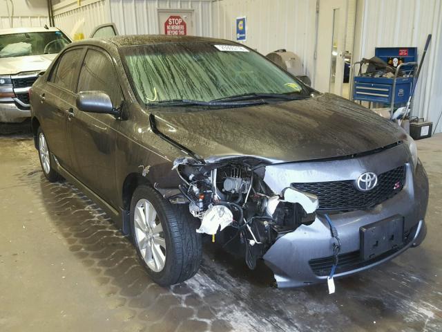 1NXBU40E69Z121892 - 2009 TOYOTA COROLLA BA GRAY photo 1