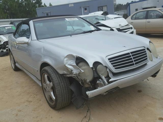 WDBLK70G72T098537 - 2002 MERCEDES-BENZ CLK 430 SILVER photo 1