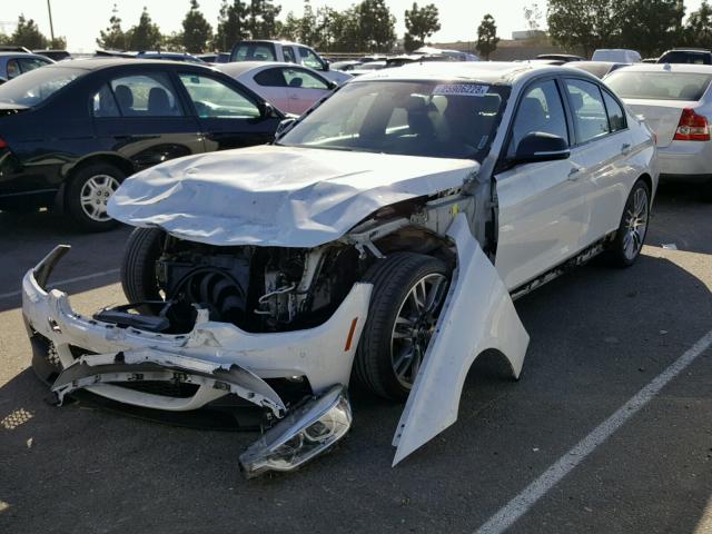 WBA3A9G56FNS66101 - 2015 BMW 335 I WHITE photo 2