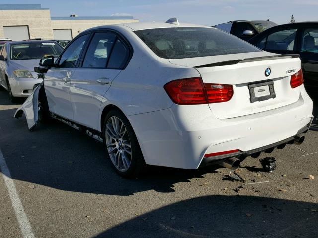 WBA3A9G56FNS66101 - 2015 BMW 335 I WHITE photo 3