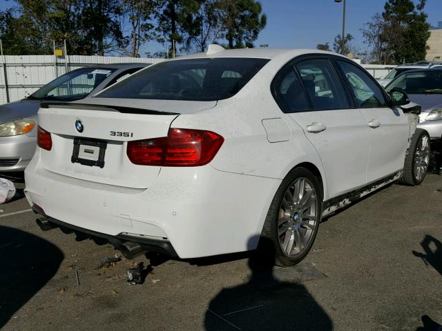 WBA3A9G56FNS66101 - 2015 BMW 335 I WHITE photo 4