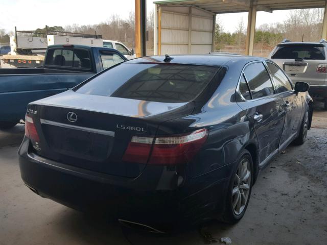 JTHGL46F085024367 - 2008 LEXUS LS 460L BLACK photo 4