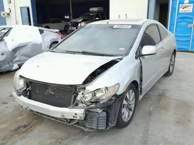 2HGFG12819H512617 - 2009 HONDA CIVIC EX SILVER photo 2