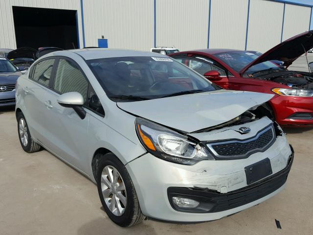 KNADN4A32D6222686 - 2013 KIA RIO EX BLUE photo 1