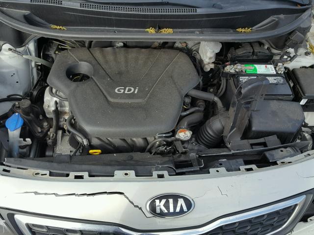 KNADN4A32D6222686 - 2013 KIA RIO EX BLUE photo 7