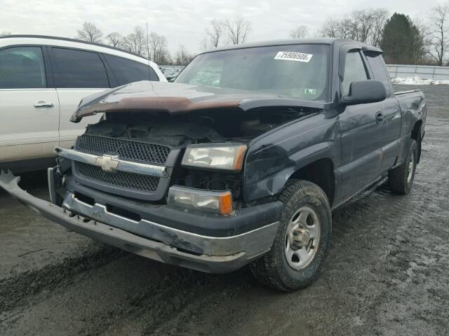 2GCEK19VX31141767 - 2003 CHEVROLET SILVERADO BLACK photo 2