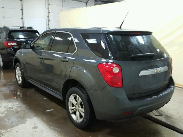 2GNALBECXB1171072 - 2011 CHEVROLET EQUINOX LS GRAY photo 3