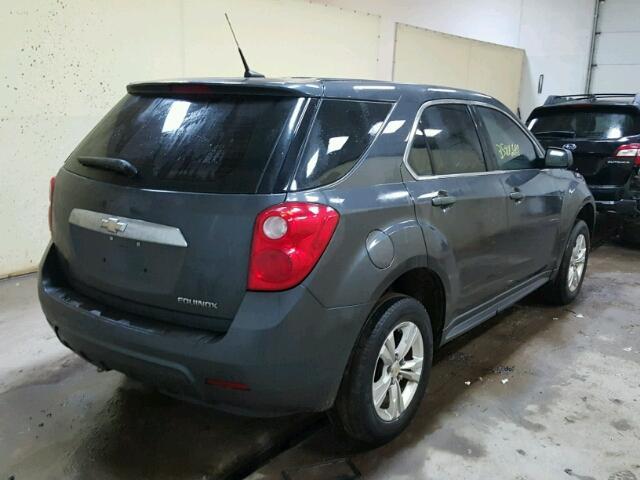 2GNALBECXB1171072 - 2011 CHEVROLET EQUINOX LS GRAY photo 4