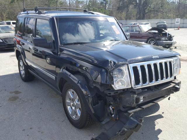 1J8HG58N66C139254 - 2006 JEEP COMMANDER BLACK photo 1