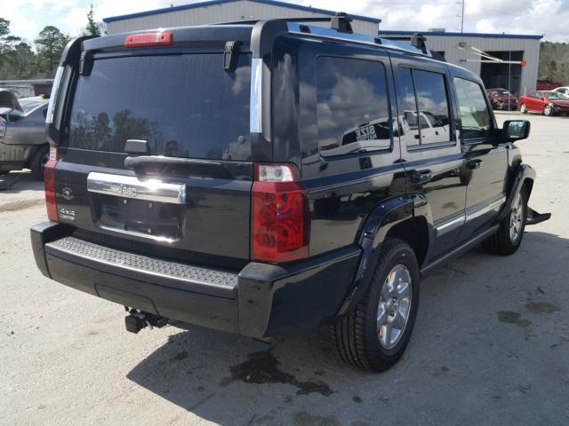 1J8HG58N66C139254 - 2006 JEEP COMMANDER BLACK photo 4