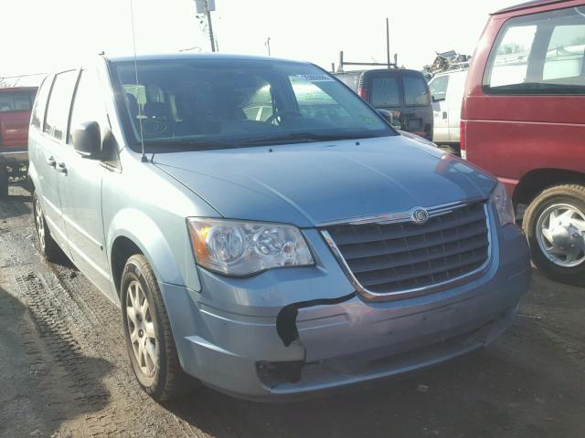 2A8HR44H08R816667 - 2008 CHRYSLER TOWN & COU TEAL photo 1