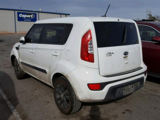 KNDJT2A68C7359540 - 2012 KIA SOUL + WHITE photo 3