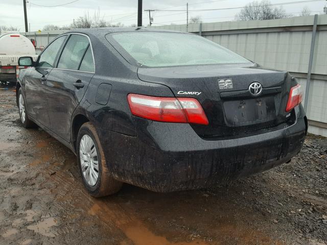 4T1BE46K69U352284 - 2009 TOYOTA CAMRY BASE BLACK photo 3