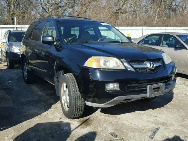 2HNYD18216H505370 - 2006 ACURA MDX BLACK photo 1