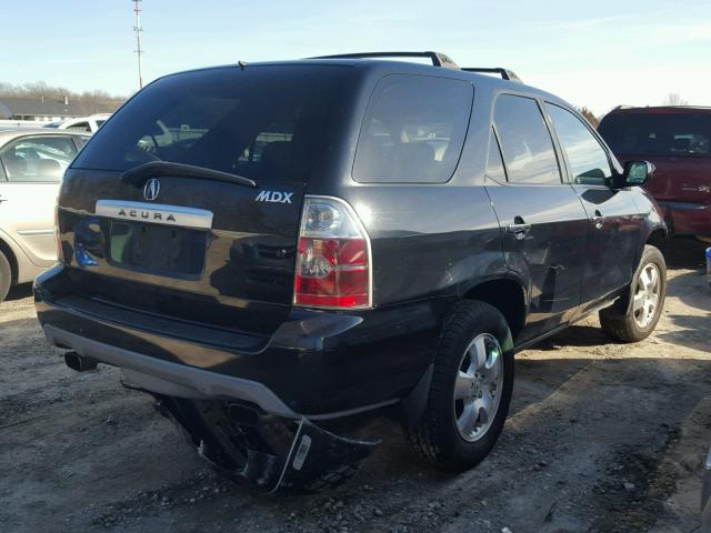 2HNYD18216H505370 - 2006 ACURA MDX BLACK photo 4