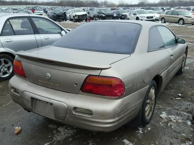 4C3AU52N2YE044551 - 2000 CHRYSLER SEBRING LX GOLD photo 4