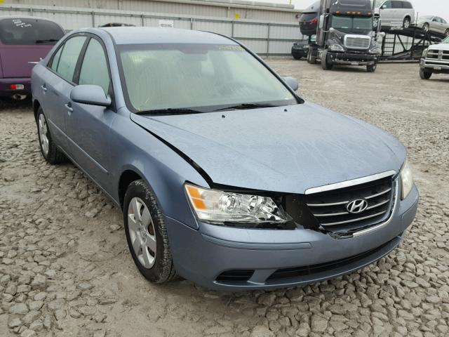 5NPET46C09H526652 - 2009 HYUNDAI SONATA GLS BLUE photo 1