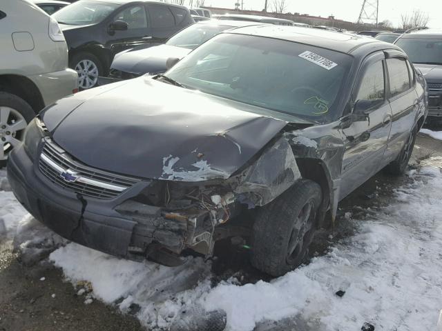 2G1WH52K239263754 - 2003 CHEVROLET IMPALA LS BLACK photo 2