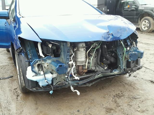 19XFB2F55EE261478 - 2014 HONDA CIVIC LX BLUE photo 9