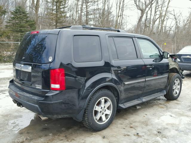 5FNYF48929B049498 - 2009 HONDA PILOT TOUR BLACK photo 4