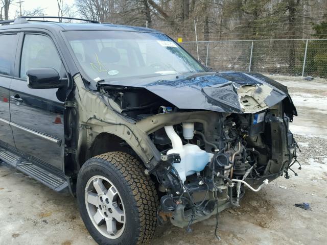 5FNYF48929B049498 - 2009 HONDA PILOT TOUR BLACK photo 9