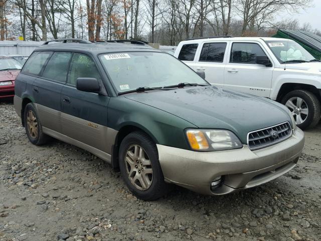 4S3BH675037620347 - 2003 SUBARU LEGACY OUT GREEN photo 1