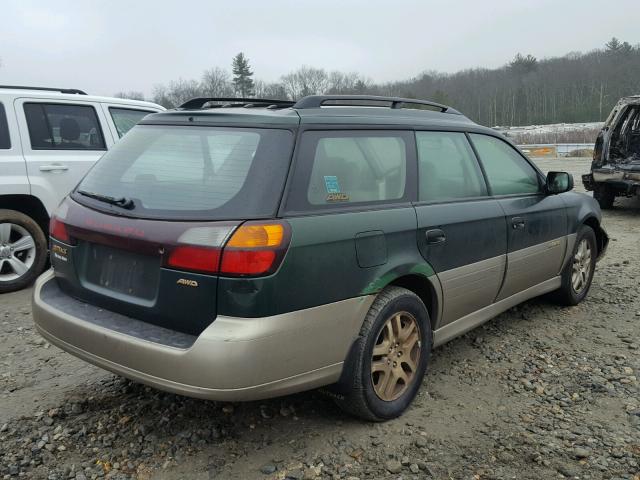 4S3BH675037620347 - 2003 SUBARU LEGACY OUT GREEN photo 4