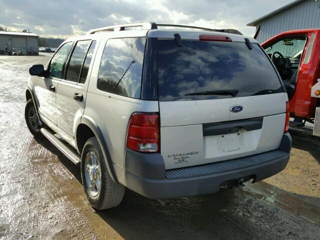 1FMZU72K54UA32519 - 2004 FORD EXPLORER X SILVER photo 3