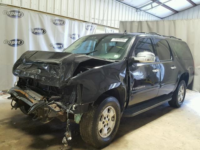 1GNFK26369R175998 - 2009 CHEVROLET SUBURBAN K BLACK photo 2