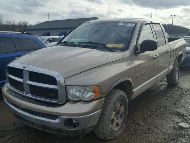 1D7HU18D54S637812 - 2004 DODGE RAM 1500 S TAN photo 2