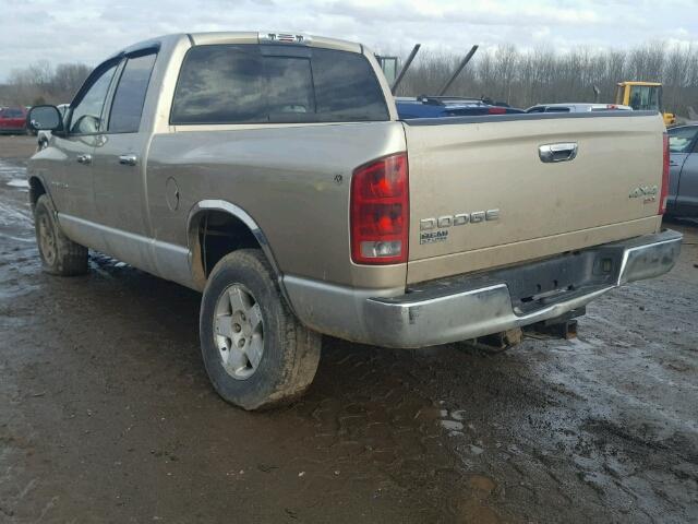 1D7HU18D54S637812 - 2004 DODGE RAM 1500 S TAN photo 3