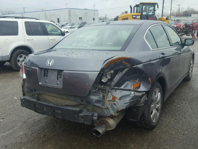 1HGCP2F81AA000104 - 2010 HONDA ACCORD EXL GRAY photo 4