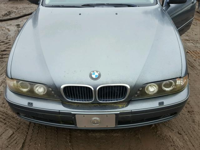 WBADT63412CK26301 - 2002 BMW 530 I AUTO GRAY photo 7