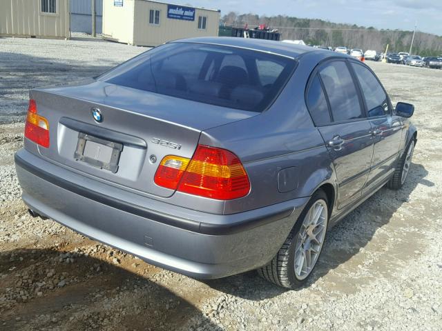 WBAAZ33473KP80272 - 2003 BMW 325 I GRAY photo 4