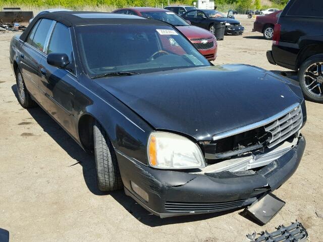 1G6KE54Y64U123276 - 2004 CADILLAC DEVILLE DH BLACK photo 1