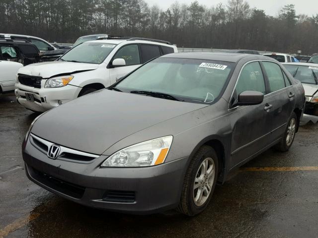 1HGCM55846A095793 - 2006 HONDA ACCORD EX GRAY photo 2