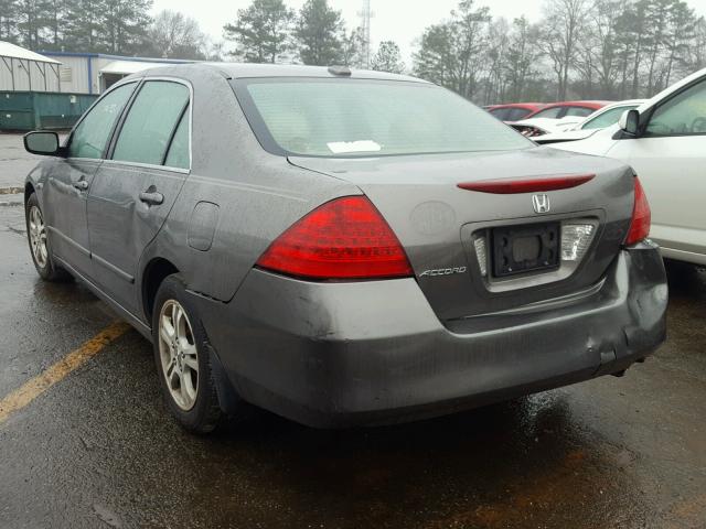 1HGCM55846A095793 - 2006 HONDA ACCORD EX GRAY photo 3