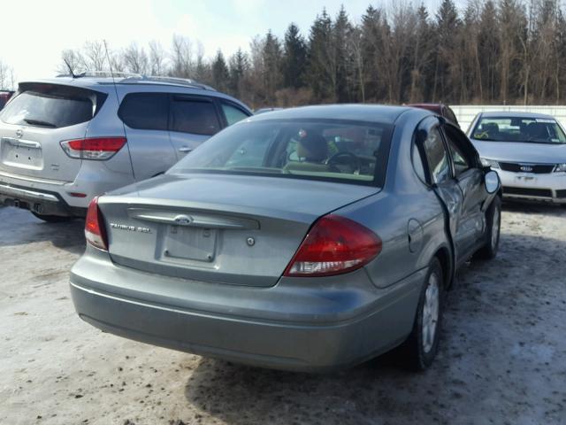 1FAFP56U46A259144 - 2006 FORD TAURUS SEL GREEN photo 4