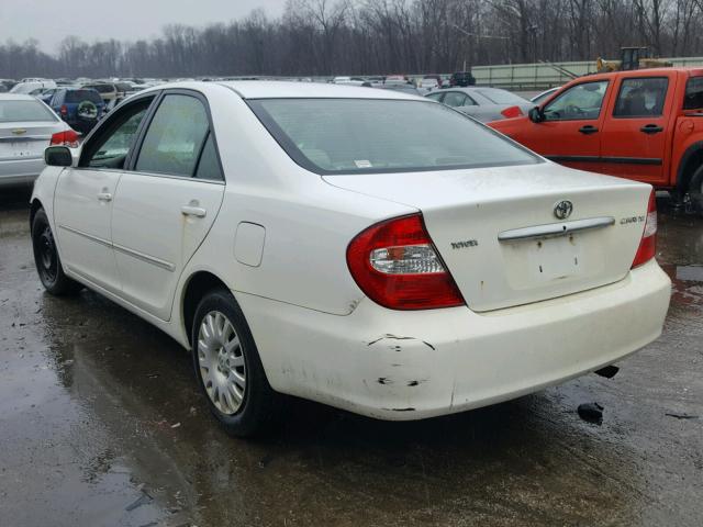 4T1BE30K13U212203 - 2003 TOYOTA CAMRY LE WHITE photo 3