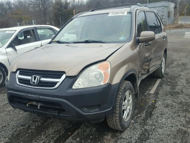 SHSRD78844U225181 - 2004 HONDA CR-V EX TAN photo 2