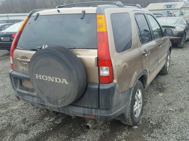 SHSRD78844U225181 - 2004 HONDA CR-V EX TAN photo 4