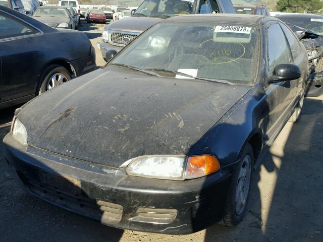 2HGEJ1129SH526961 - 1995 HONDA CIVIC EX BLACK photo 2