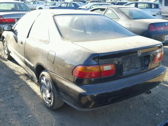 2HGEJ1129SH526961 - 1995 HONDA CIVIC EX BLACK photo 3