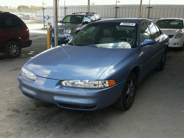 1G3WS52H5XF345908 - 1999 OLDSMOBILE INTRIGUE G BLUE photo 2