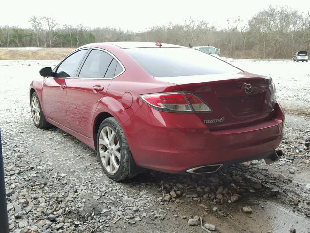 1YVHP82B795M30856 - 2009 MAZDA 6 S BURGUNDY photo 3