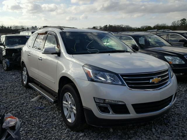 1GNKRJKD2DJ224043 - 2013 CHEVROLET TRAVERSE L WHITE photo 1