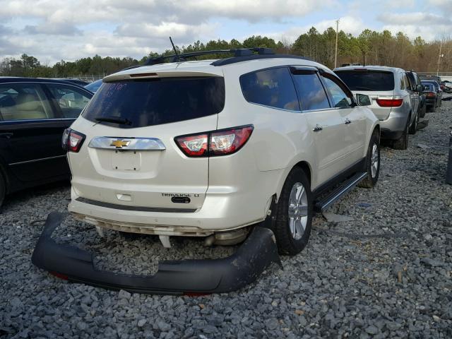 1GNKRJKD2DJ224043 - 2013 CHEVROLET TRAVERSE L WHITE photo 4