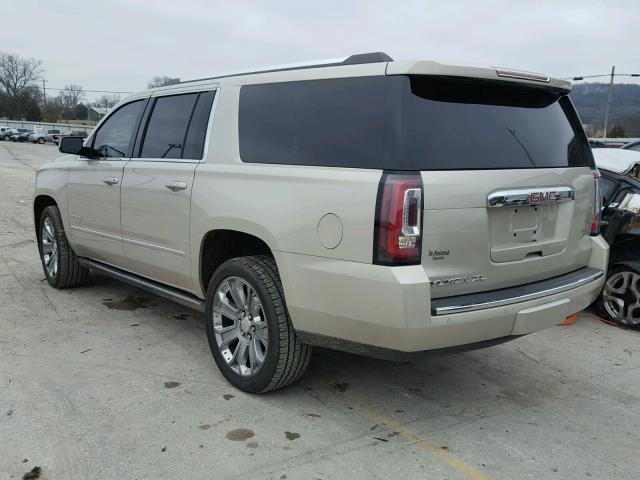 1GKS1HKJ7GR416583 - 2016 GMC YUKON XL D TAN photo 3