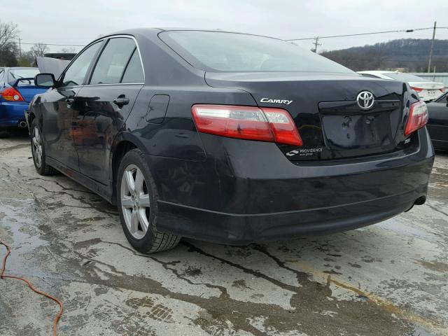 4T1BE46K87U086859 - 2007 TOYOTA CAMRY NEW BLACK photo 3