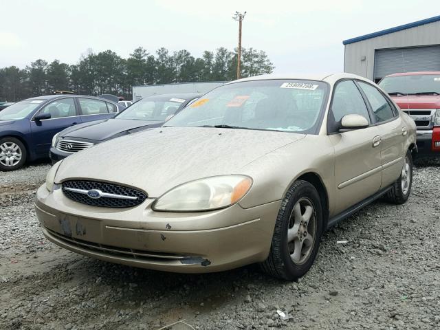 1FAFP53U21A210800 - 2001 FORD TAURUS SE GOLD photo 2